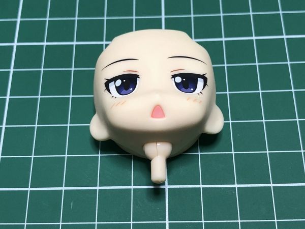 ねんどろいど パーツ WORKING!! 山田葵 顔 通常 逆三角口/ジト目拍卖