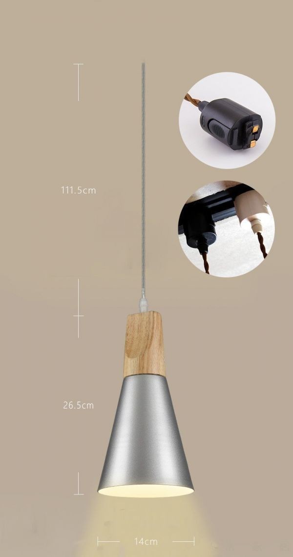 LIFE レトロペンダントライト 木製 レトロモダン 天井照明 led照明器具 おしゃれE26 直径14cm 一灯ペンダント 85cm拍卖