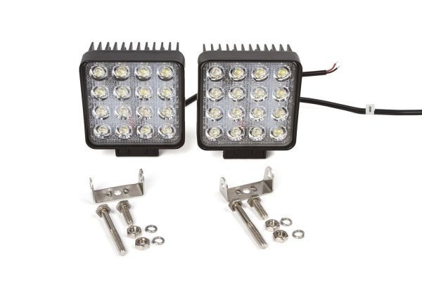 Autvivid LED 作業灯 ワークライト 防水作業灯 48W 16連 広角タイプ 10-30VDC対応 トラック用 2個セット除雪車のライト、集魚灯、看板拍卖