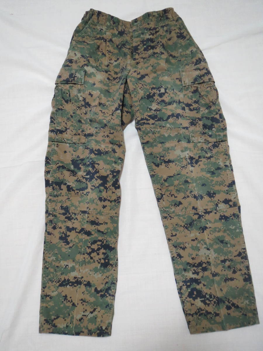 実物 アメリカ海兵隊 放出品 USMC マーパット ウッドランド 迷彩 パンツ ハーレー WLA ナックル パンヘッド ショベル拍卖