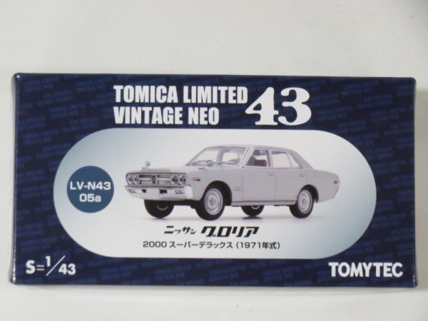 51153■トミカリミテッドヴィンテージNEO43 1/43 TLV-N43-05a 日産グロリア スーパーDX(シルバー)拍卖