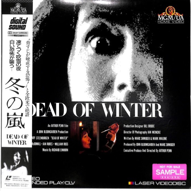 m0295*/LD/見本盤/帯付/冬の嵐/Dead Of Winter拍卖