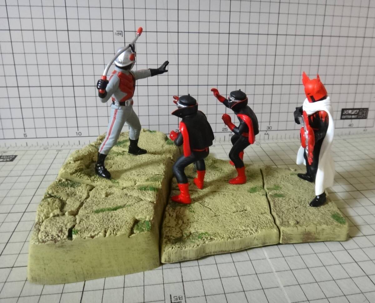 ポケット一番くじ 仮面ライダーX PART3 (ライドルスティック) アポロガイスト ゴッド 戦闘員 ジオラマセット ライダーX 石ノ森拍卖