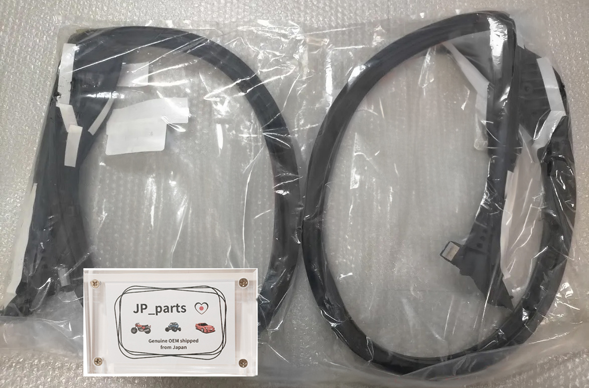 トヨタ MR2 SW20 91-95 純正 ルーフサイドレール ウェザーストリップ 左右セットOEM 62381-17042 62382-17042拍卖