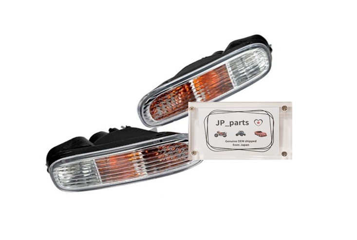 トヨタ TOYOTA 純正 新品未使用 JZA80系 80 スープラ 後期 フロント ウインカー ターンシグナルランプASSY セット バンパーウィンカー 471拍卖