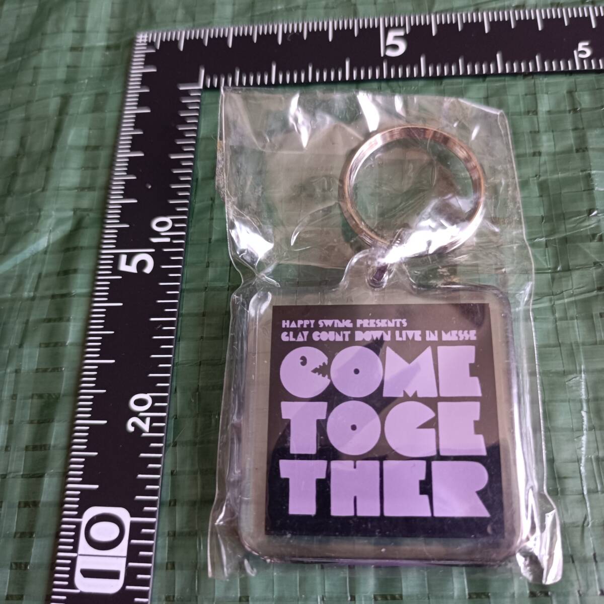 GLAY COME TOGETHER キーホルダー COUNT DOWN LIVE in MESSE カウントダウンライブ (TERU HISASHI JIRO TAKURO) 2004.12.31 幕張メッセ拍卖