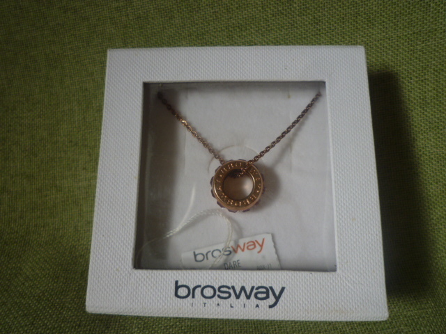 brosway ピンクゴールドカラー チェーン ネックレス 中古 美品 使用極少拍卖