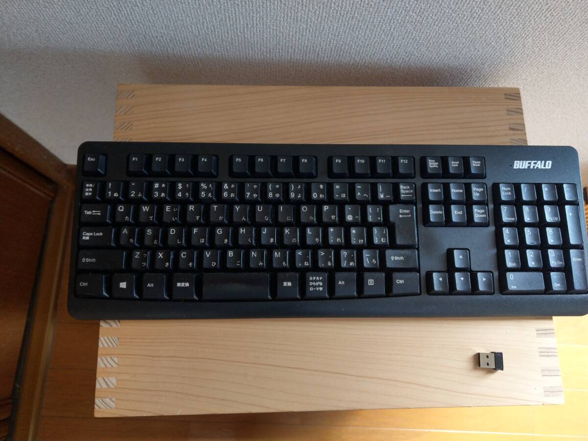 Buffalo ワイヤレス キーボード BSKBW120Sシリーズ マウスなし拍卖