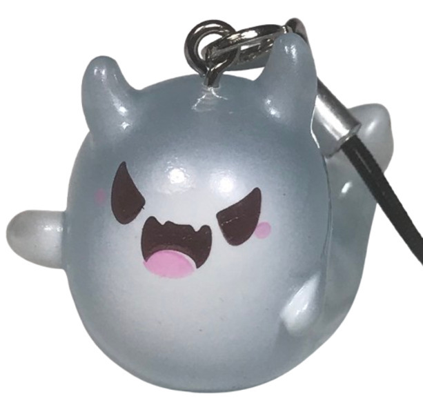 暗闇で光る!かわいいオバケの携帯ストラップ D 蓄光 夜光 お化け キャラクター雑貨 キーリング バッグアクセサリー拍卖