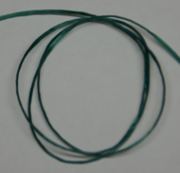 ブレスレットの製作お試し用に シリコンゴム 濃い緑 1m拍卖