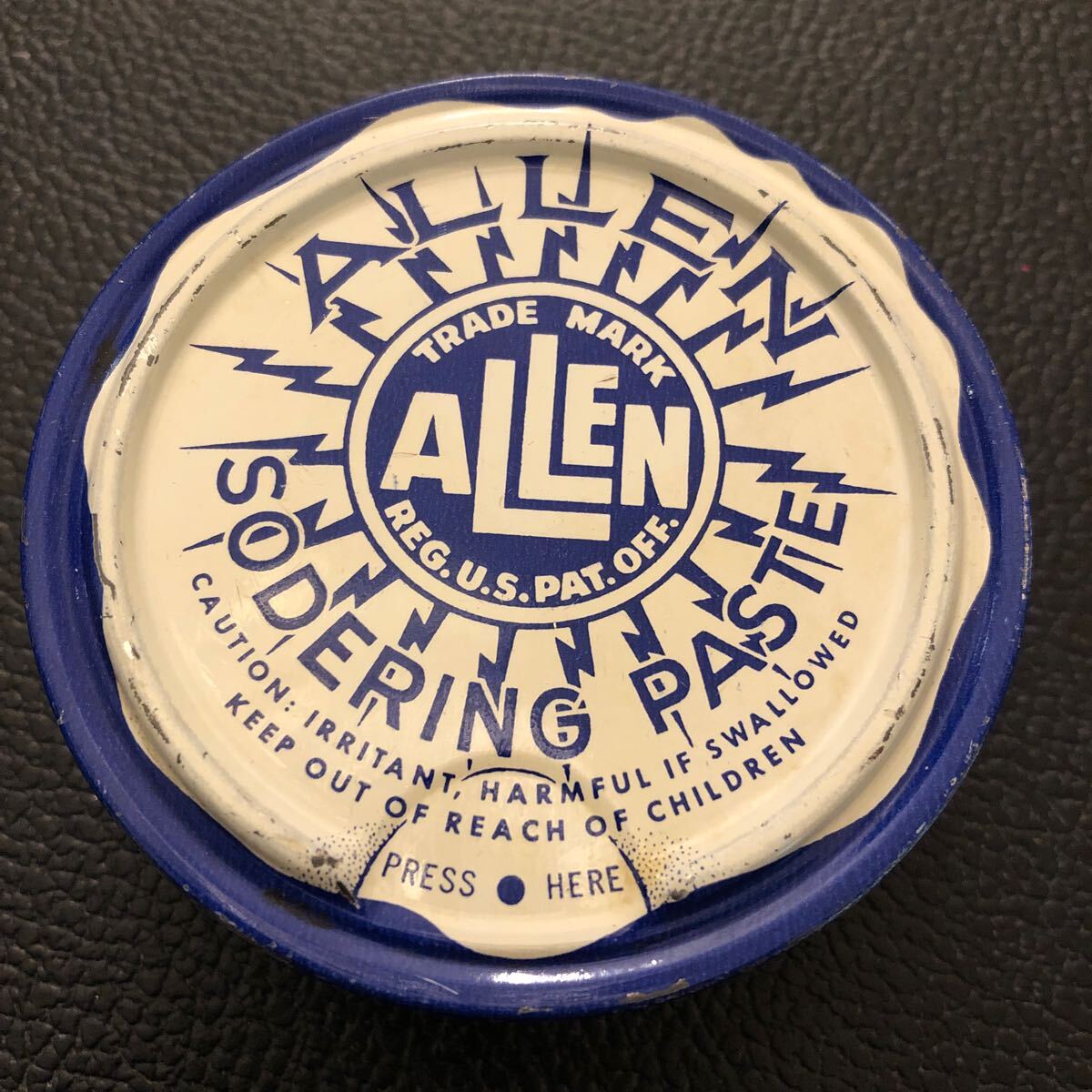 USA ALLEN solder PASTE 2oz缶 拍卖