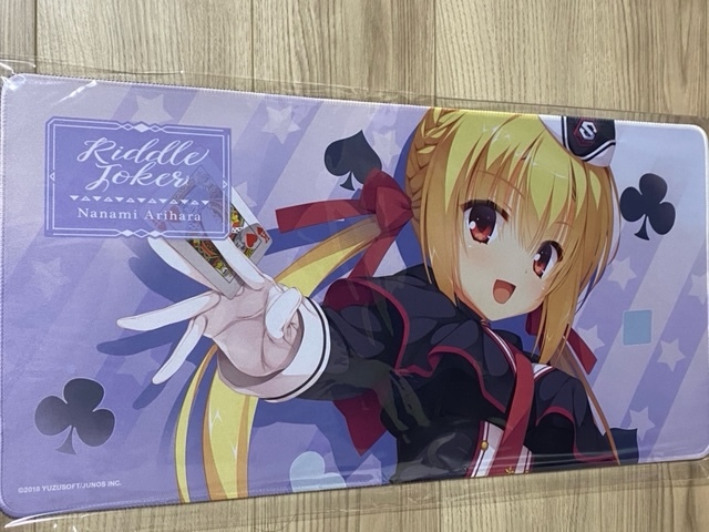 ゆずソフト RIDDLE JOKER ゲームマット 在原七海Ver.4(未開封)拍卖