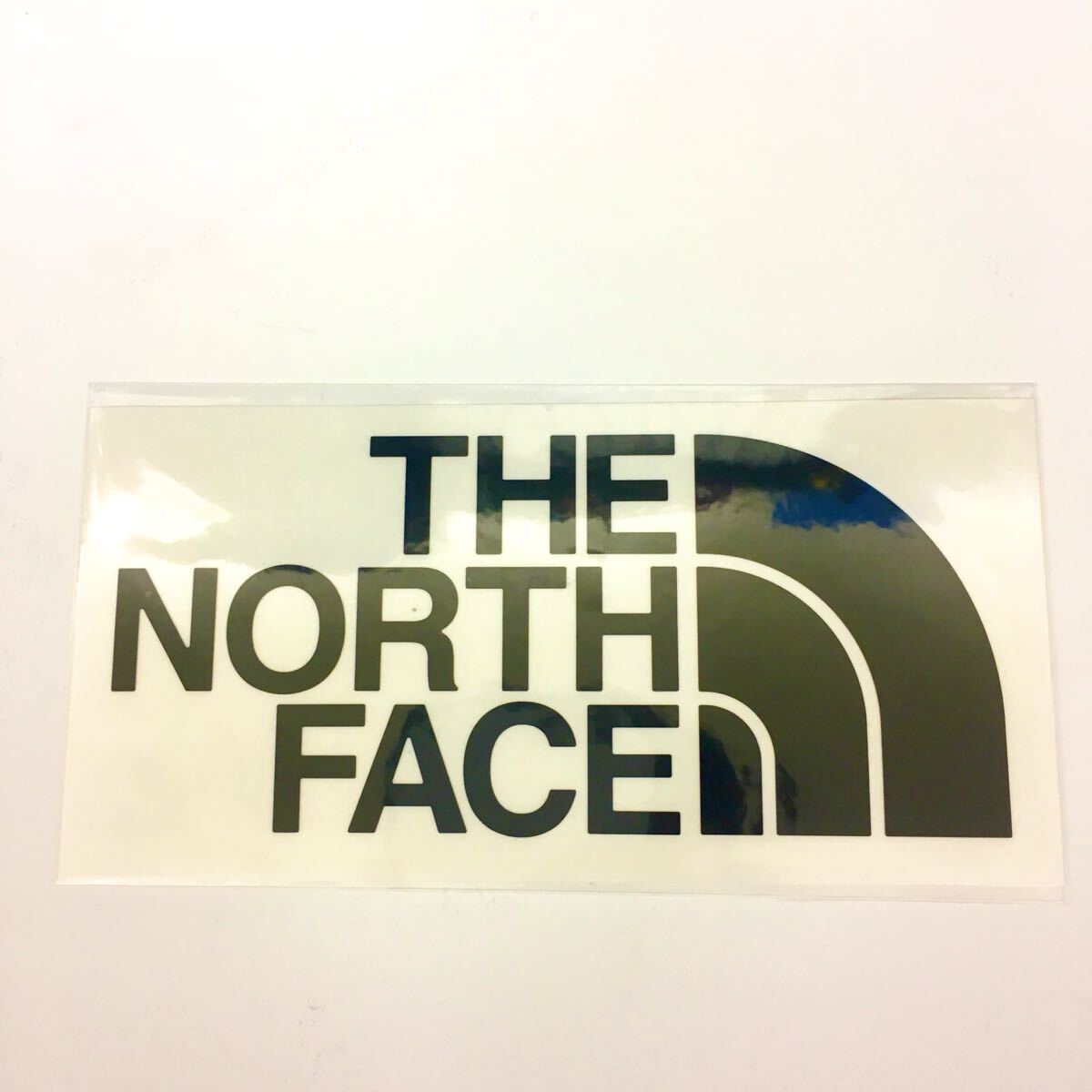 THE NORTH FACE ノースフェイス ステッカー ロゴ カッティング ブラック NN88106 カッティングステッカー 黒 国内正規品拍卖