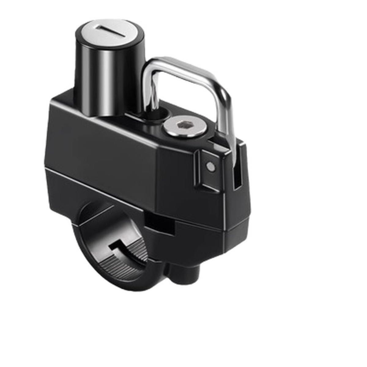 ヘルメット バイク ロック 自転車 原付 ヘルメットホルダー ロードバイク 防犯 簡単 盗難 セキュリティ 荷物掛け フック拍卖