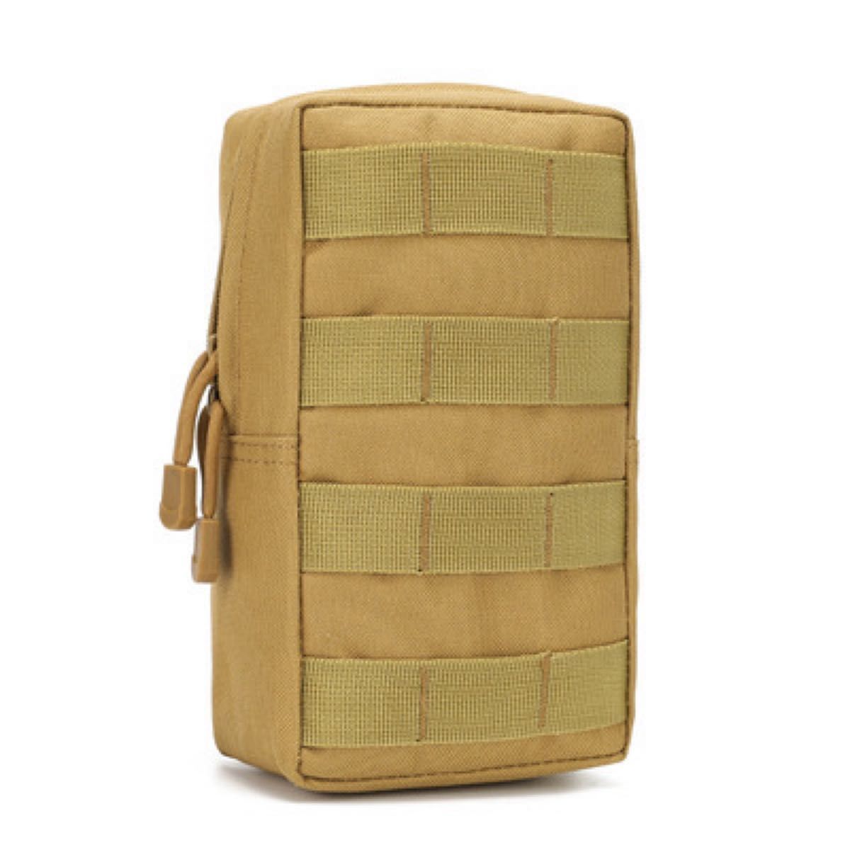 カーキ ベルト装着 ツールポーチ サイドバッグ 多機能 軽量 アウトドア 自転車 バイク フィッシング ポーチ ツーリング拍卖