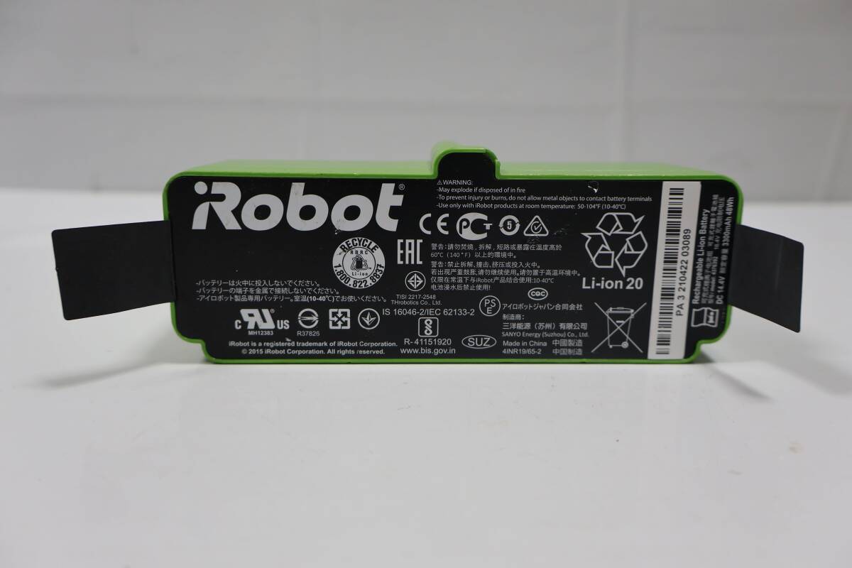 3300mAh 16.4V 48Wh G3016 (SLL) H iRobot ロボット掃除機 リチウムイオンバッテリー 4376392 ルンバ 600・700・800 900 シリーズ対応拍卖