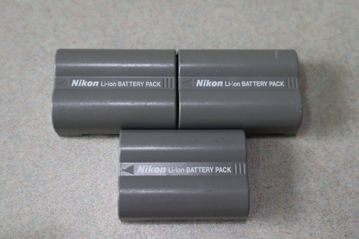 G8935 (3) & 【3個セット】 Nikon 純正バッテリーパック EN-EL3e拍卖