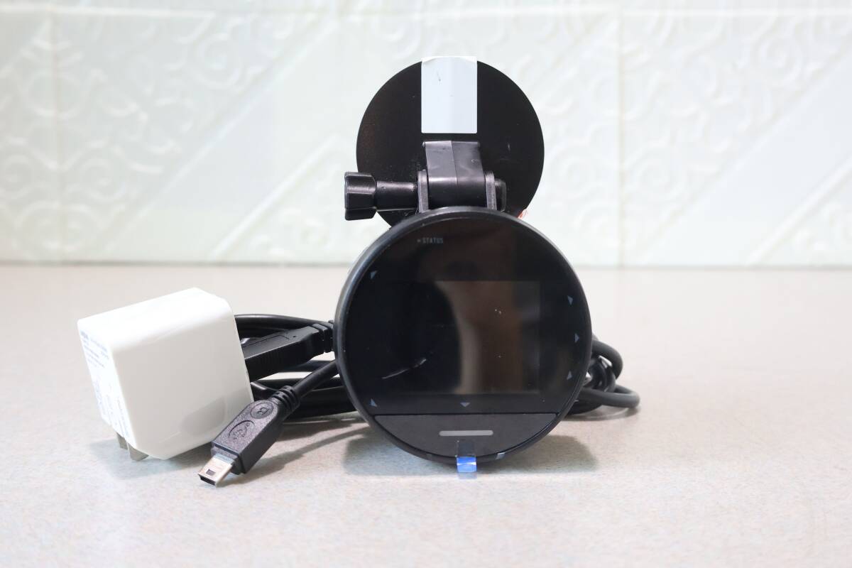 G9141 P【動作確認済】TMX-DM05ドライブレコーダー (液晶モニター付) 電源ケーブル・3Mテープスタンド付属拍卖