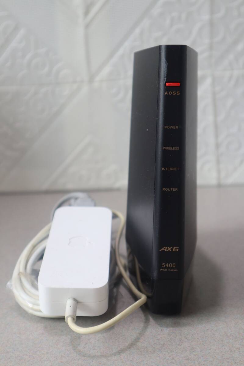 G8621 & BUFFALO Wi-Fiルーター WSR-5400AX6S-MB Wi-Fi6 11ax/5400Mbps 12V 1.5A デュアルバンド対応 ACアダプター付属 動作確認済み拍卖