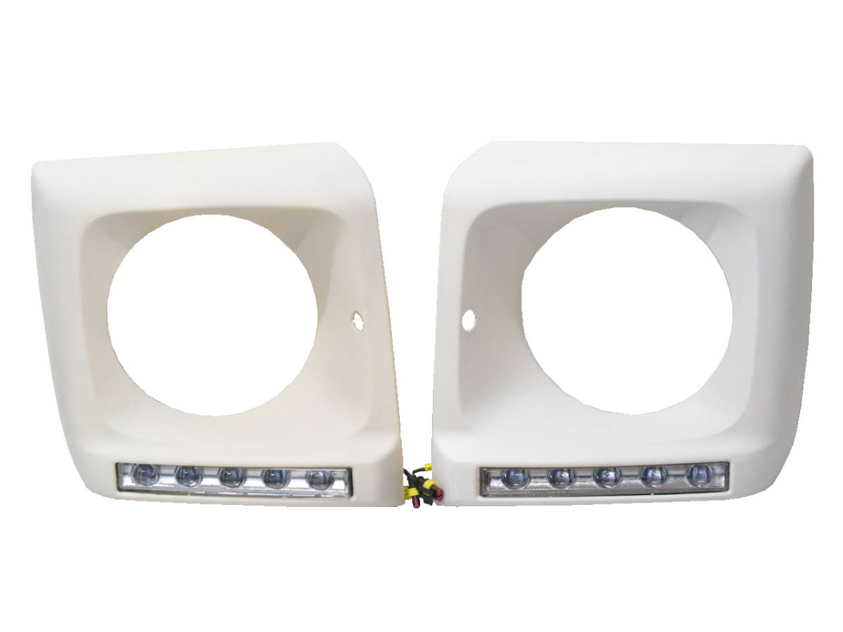 W463 ヘッドライトカバー 未塗装 LEDデイライト 後期type メルセデス ベンツ Gクラス ゲレンデ 国内発送 カスタム 外装 エアロ パーツ拍卖