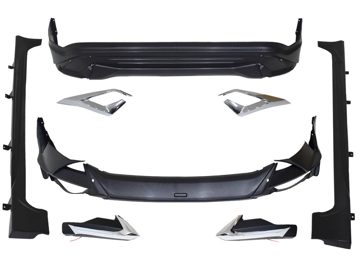 プリウス ZVW50 前期 フロント LED付 サイド リア 未塗装 トヨタ TOYOTA PRIUS 国内発送 即納 エアロ カスタム 外装 パーツ 部品 補修拍卖