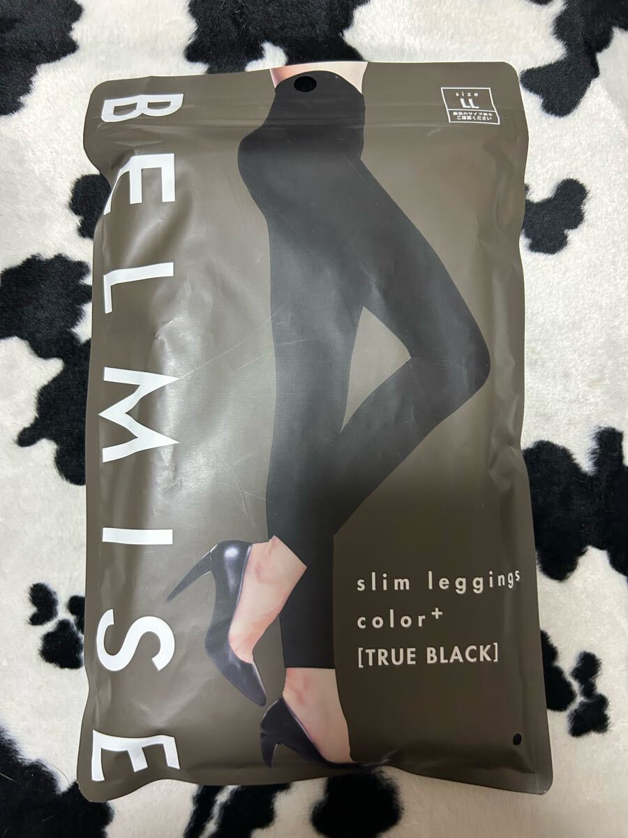 BELMISE ベルミス☆ 着圧レギンス☆ スリムレギンス☆ LLサイズ☆トゥルーブラック☆新品拍卖
