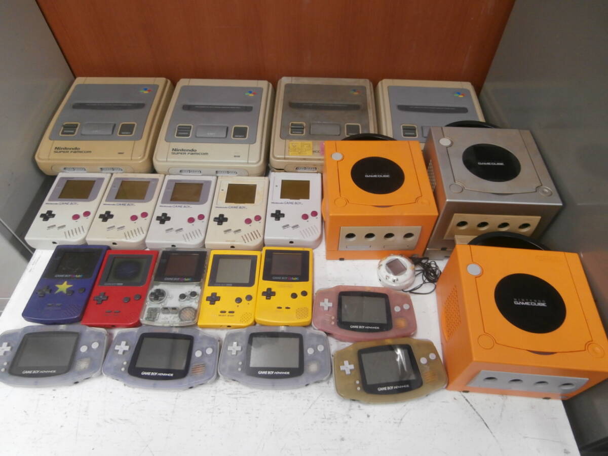 1円~★nintendo ゲーム まとめ ゲームボーイ カラー アドバンス ゲームキューブ スーパーファミコン他 任天堂 ニンテンドー ジャンク拍卖