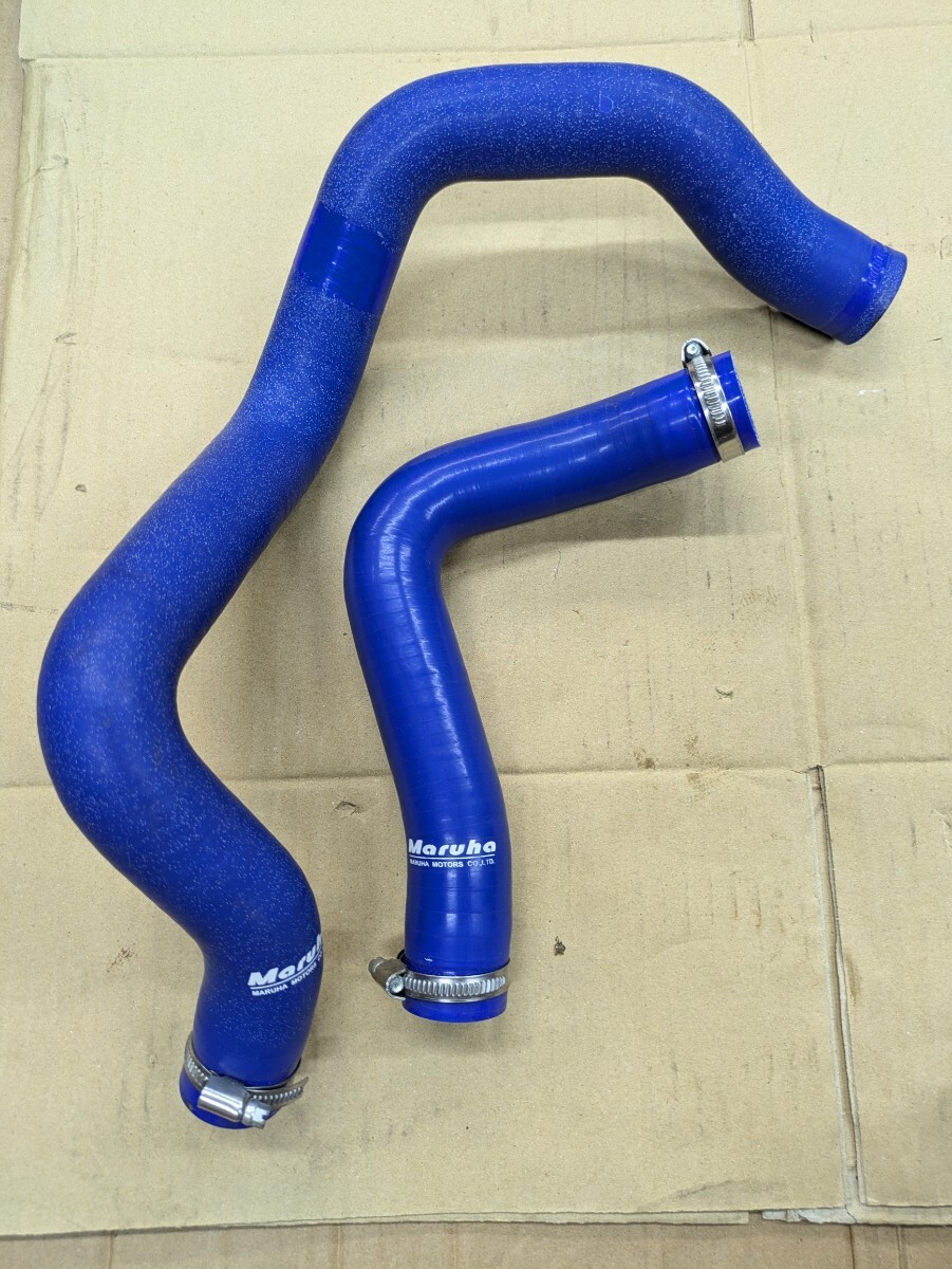 MARUHA シリコン ラジエターホースセットBLUE ブルーMaruha silicone radiator hose set For NB nbロードスター拍卖