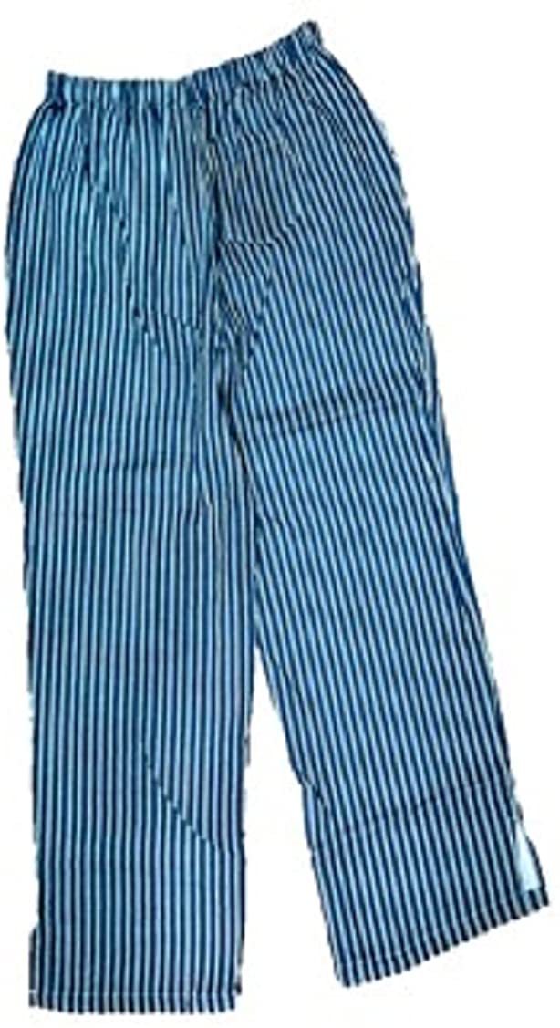 新品●送料無料 3重ガーゼ リラックスズボン スラックス パンツ パジャマ下 サイズ 2L ネイビー ストライプ拍卖