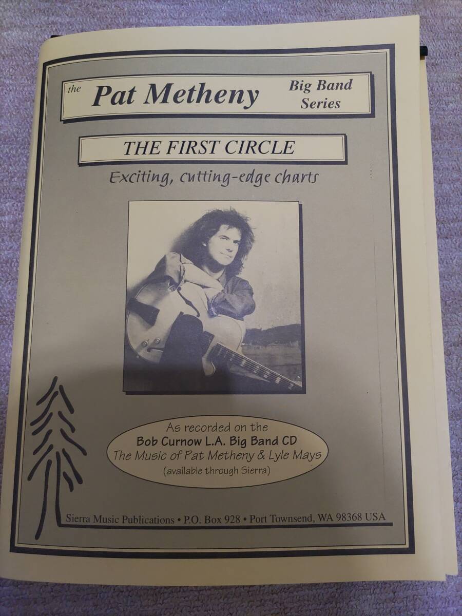 Pat Metheny パット・メセニー THE FIRST CIRLE ファーストサークル Jazz ジャズ ビッグバンド 譜面 スコア 楽譜拍卖