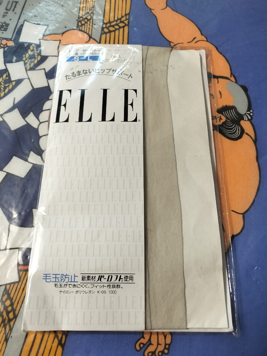 ELLE たるまない ヒップサポート パンティストッキング リビエラサンド パンスト pantystocking拍卖
