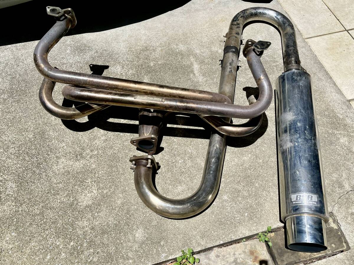 【超超希少】空冷ビートル BSR ステンレス エキパイ、砲弾タイプマフラーセット 空冷VW拍卖