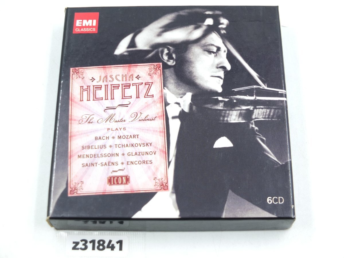 【z31841】Jascha Heifetz ヤッシャ ハイフェッツ Icon: The Master Violinist バッハ モーツァルト EMIクラシック 輸入盤 6CD BOX拍卖
