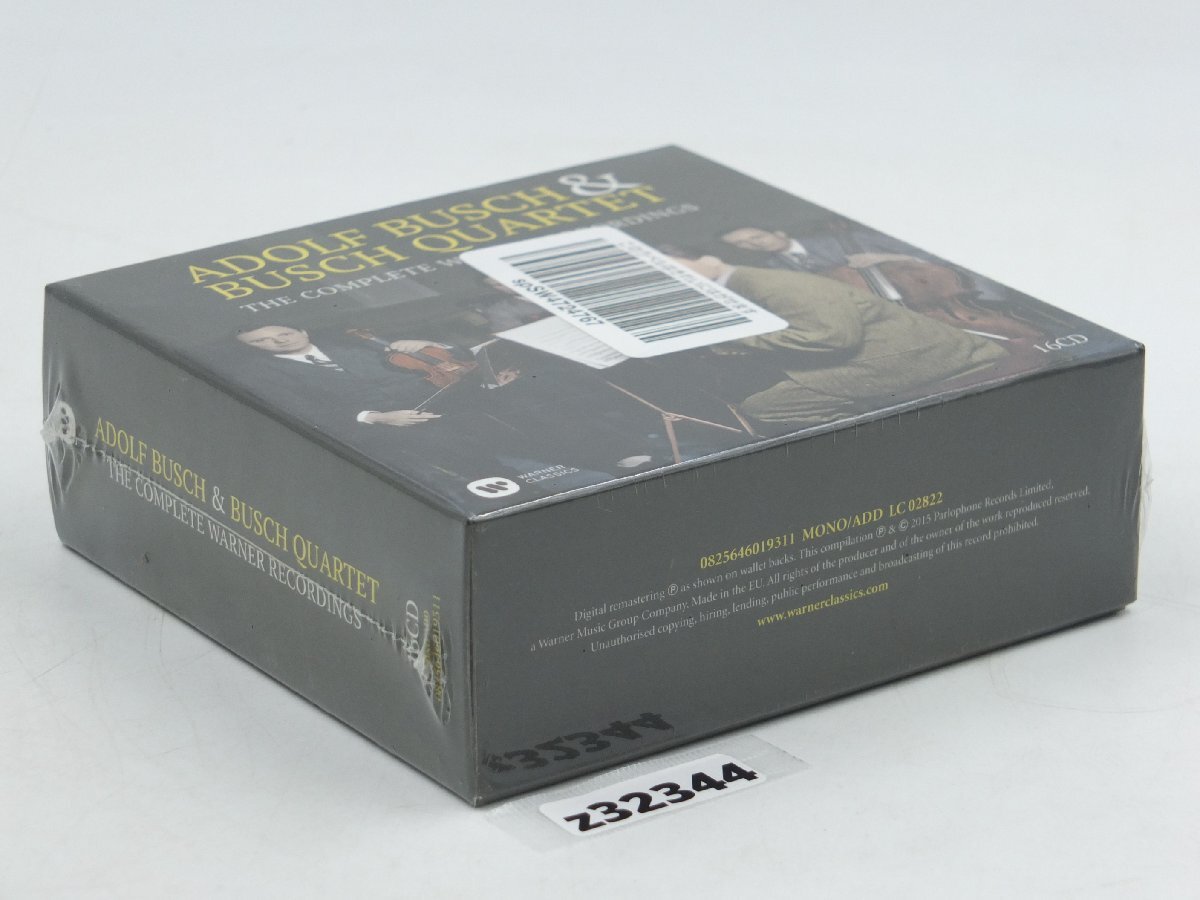 【z32344】新品・未開封 ADOLF BUSCH & BUSCH QUARTET THE COMPLETE WARNER RECORDINGS アドルフ・ブッシュ&ブッシュ四重奏団拍卖