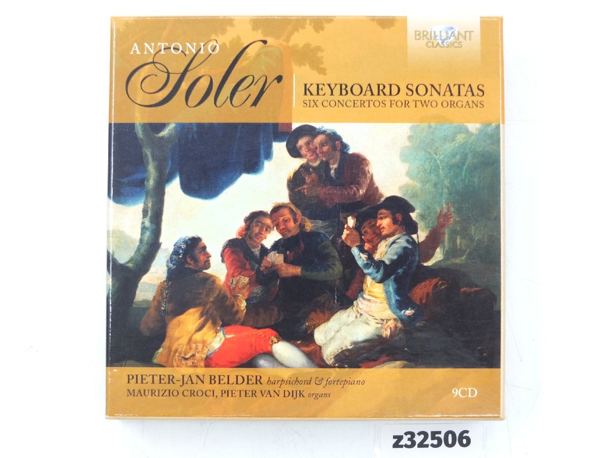 【z32506】ANTONIO Soler KEYBOARD SONATAS PIETER-JAN BELDER アントニオ・ソレール 鍵盤ソナタ ピーター・ヤン・ベルダー 9CD拍卖