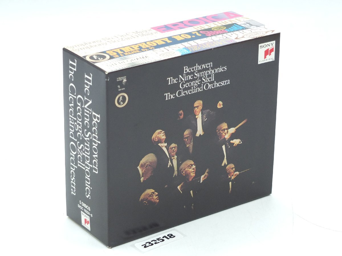 【z32518】Beethoven The Nine Symphonies George Szell ベートーヴェン 交響曲 ジョージ・セル 5 DISCS拍卖