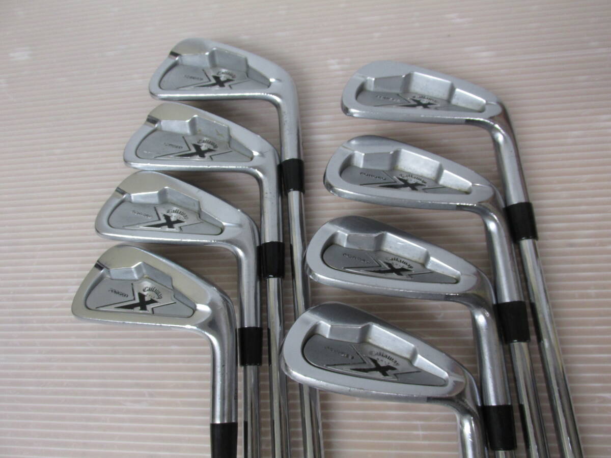 名器 キャロウェイ X-FORGED アイアン 2007 #3-PW 8本 Dynamic Gold S300★軟鉄鍛造、ソフトな打感、芯でとらえやすい拍卖