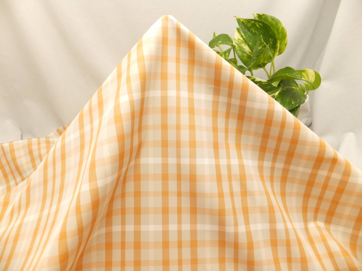 新入荷!掘り出し品!DAKS オリジナル!なかなか手に入らない!ポリエステル100%!チェック 撥水加工!122cm巾×2m拍卖