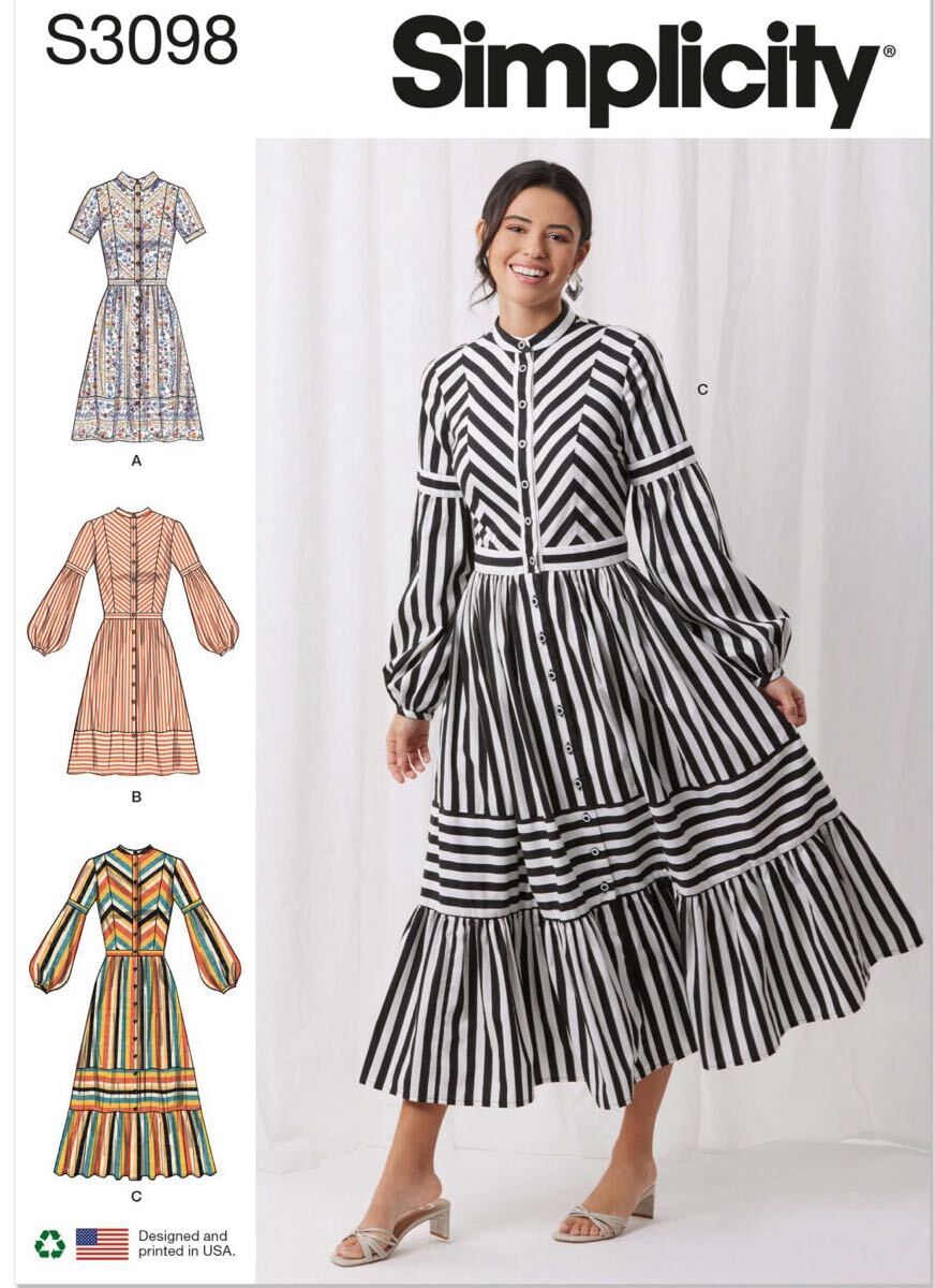 Simplicity S3098 ワンピースパターン拍卖