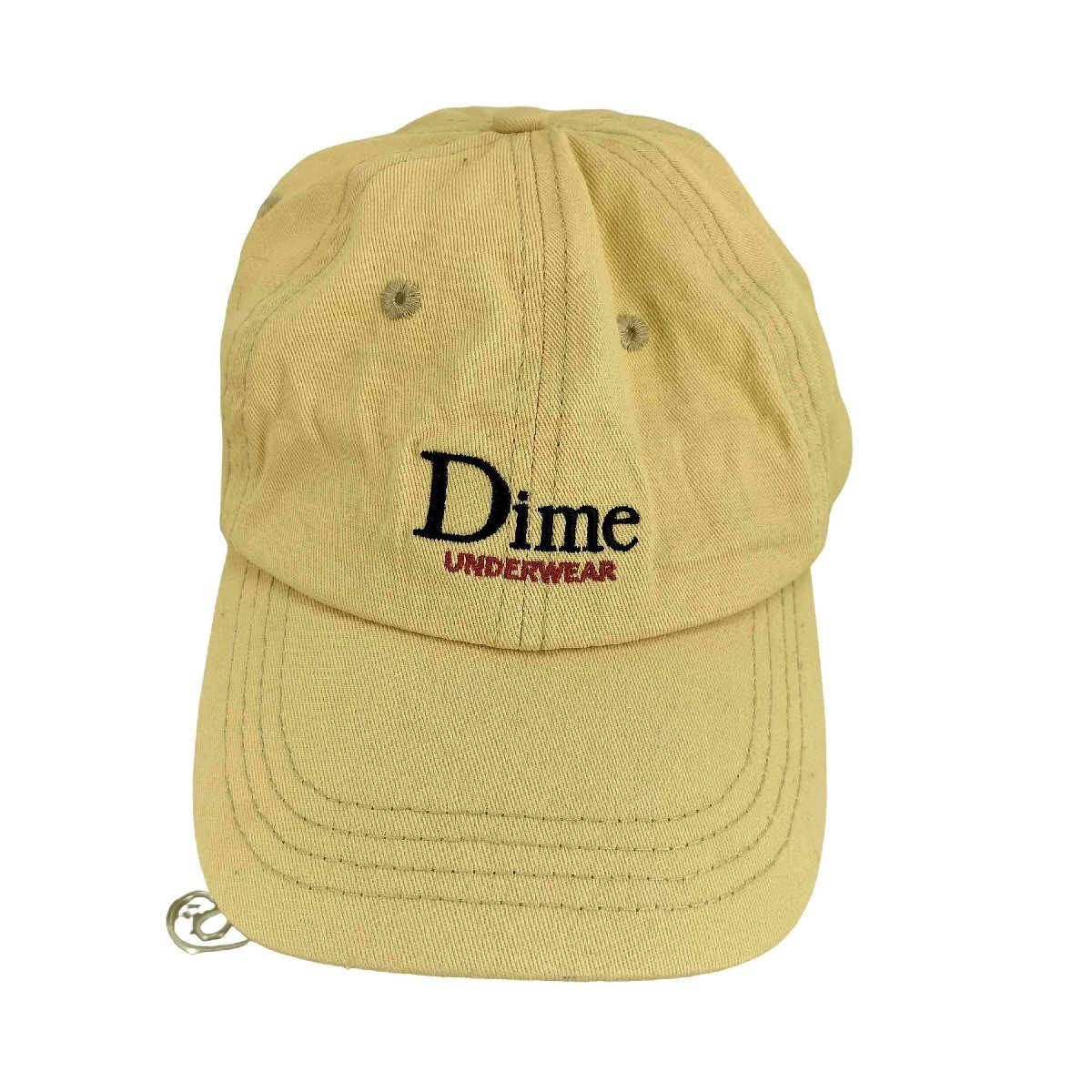 Dime(ダイム) UNDERWEAR Script UW Adjust Cap ロゴ刺繍 6パネル キ 中古 古着 0244拍卖