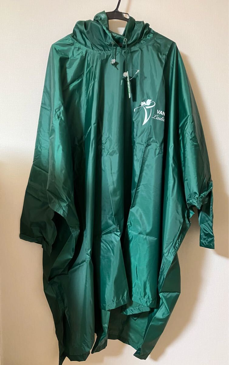 懸賞当選品 レア バンテリン ポンチョ カッパ 雨具 レイン コート ゴルフ ナイロンパーカー拍卖