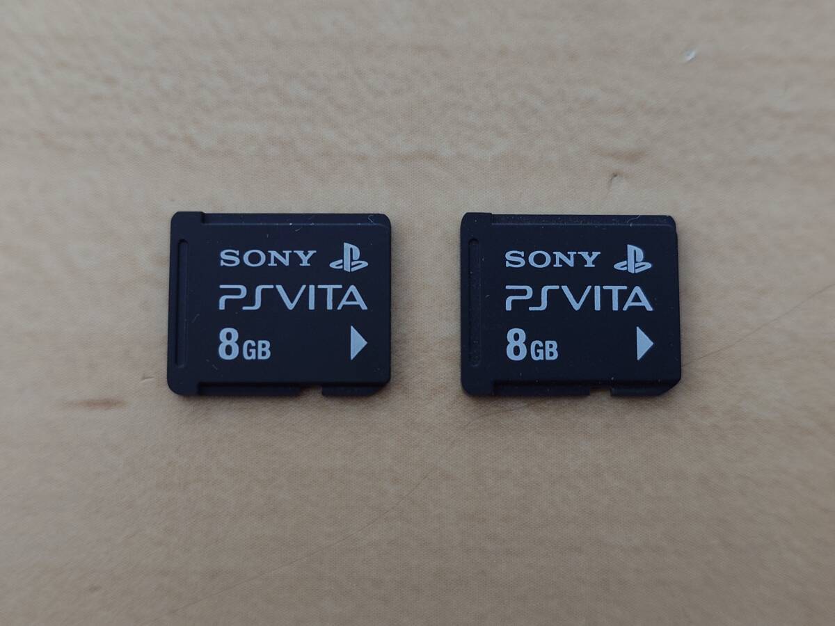PS Vita用 ソニー純正 メモリーカード 8GB 2枚セット 動作確認済拍卖