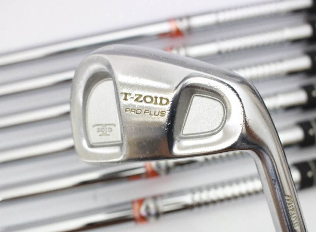 ★MIZUNO ミズノ T-ZOID PRO PLUSアイアン7本(4-9,PW)セット flex:R DYAMOND RIFLE メンズ右 T-ゾイドプロプラス ダイアモンドライフル 拍卖