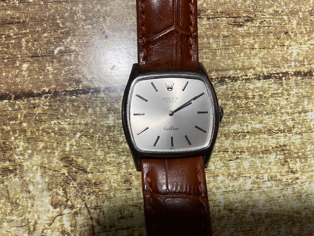 おまけ付 良美品 希少 アンティーク ROLEX ロレックス Cellini チェリーニ WG ホワイトゴールド Ref.3805 手巻 ヴィンテージ メンズ 腕時計拍卖