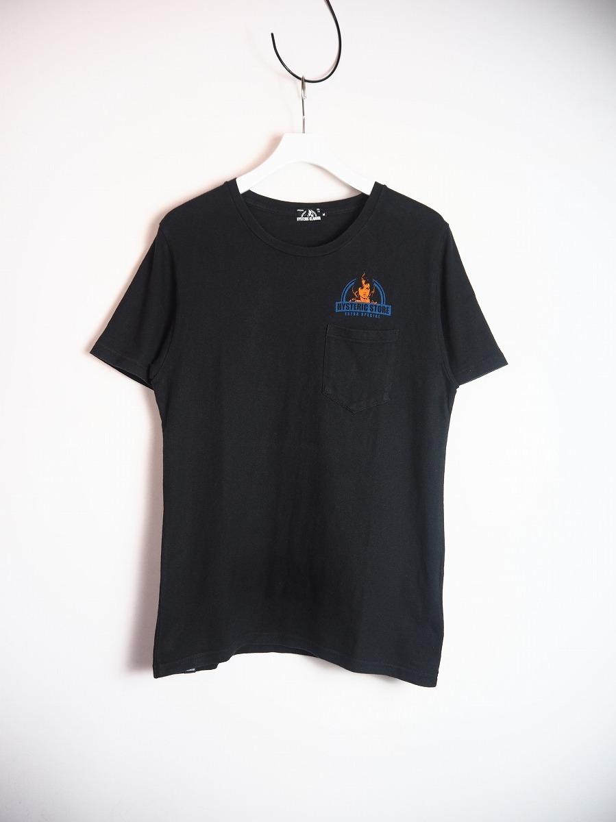 希少 HYSTERIC GLAMOUR ヒステリックグラマー 0261CT16 ガールウーマンブランドロゴ 半袖 Tシャツ ショートスリーブ カットソー 黒 912O▲拍卖