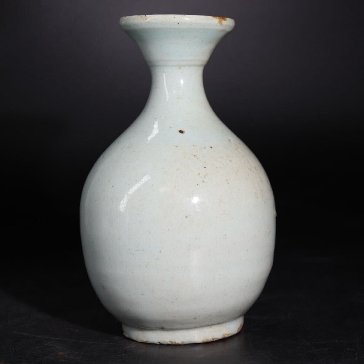 時代 白磁 徳利 / 朝鮮古美術 李朝 酒器 茶器 煎茶道具 煎茶飾 .G2087拍卖