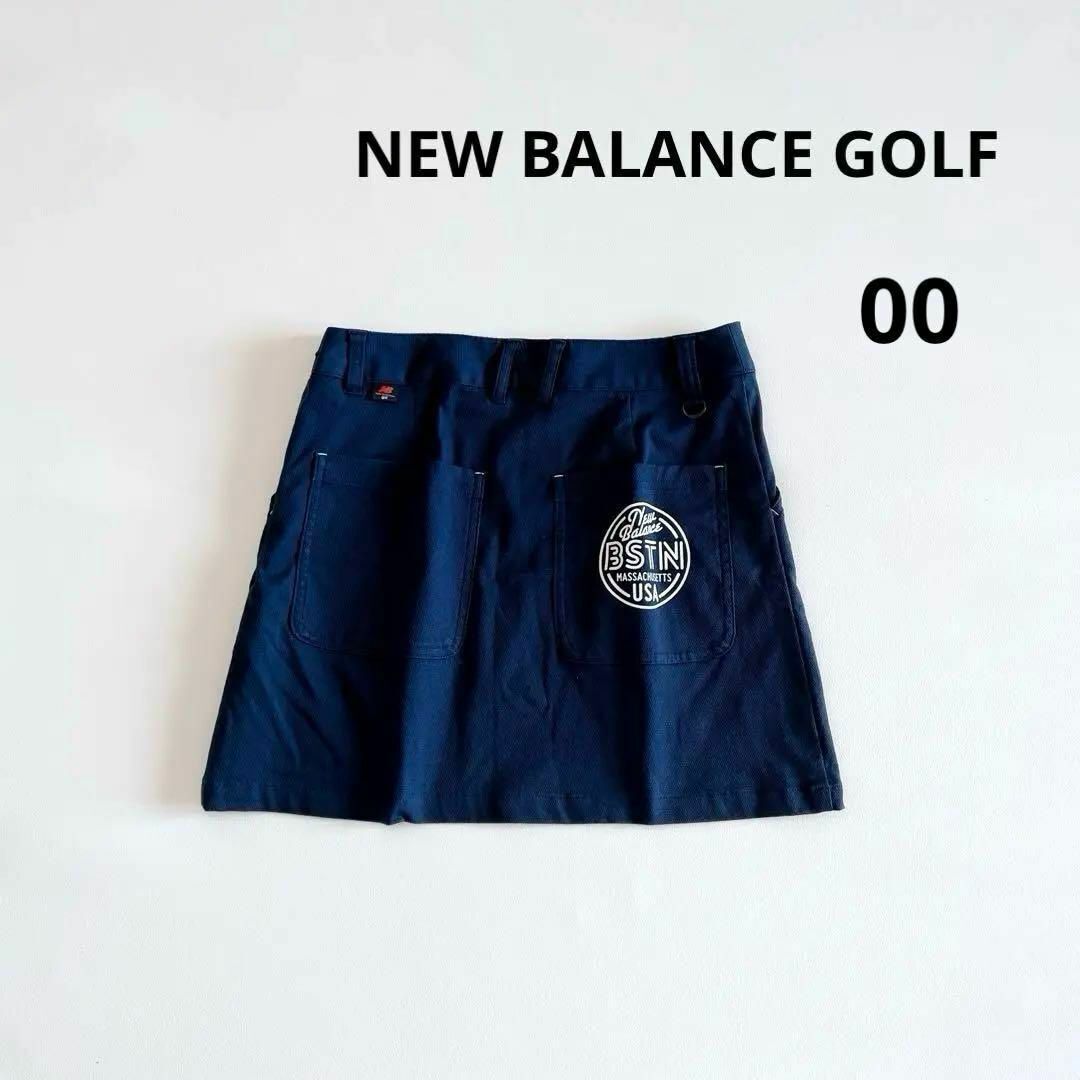 ニューバランスゴルフ スカート 00/S ネイビー バックロゴ 春夏 New Balance Golf拍卖