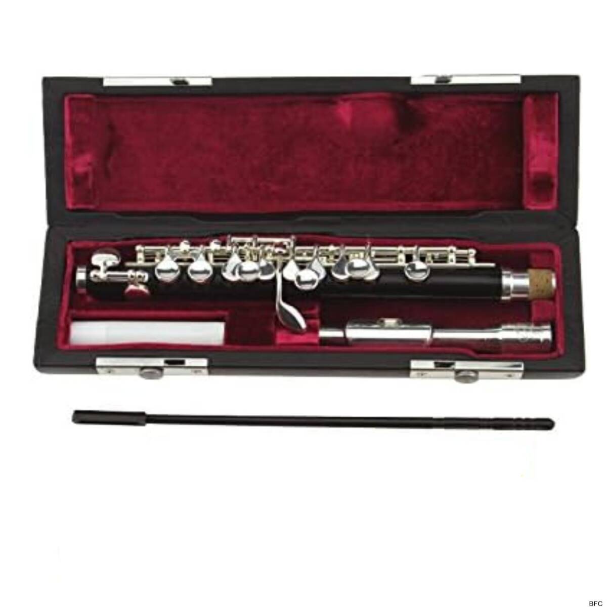 ピッコロ ケース付き 初心者 経験者 付属 練習 セット メンテナンス シルバー 送料無料 拍卖