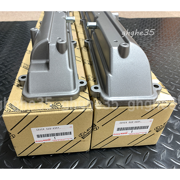 トヨタ 純正 スープラ アリスト 2JZ-GTE 1JZGTE シリンダ ヘッド カバー 左右 セット エンジン ルーム JZA80 2jz 1jzgte フロント バンパー拍卖