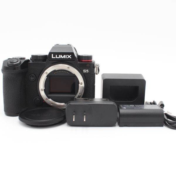 ショット数18881回!■美品■ PANASONIC ミラーレス一眼カメラ ルミックス S5 ボディ ブラック DC-S5-K ♯55017拍卖